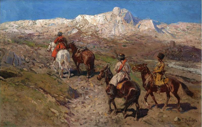 Franz Roubaud Cossacks Germany oil painting art